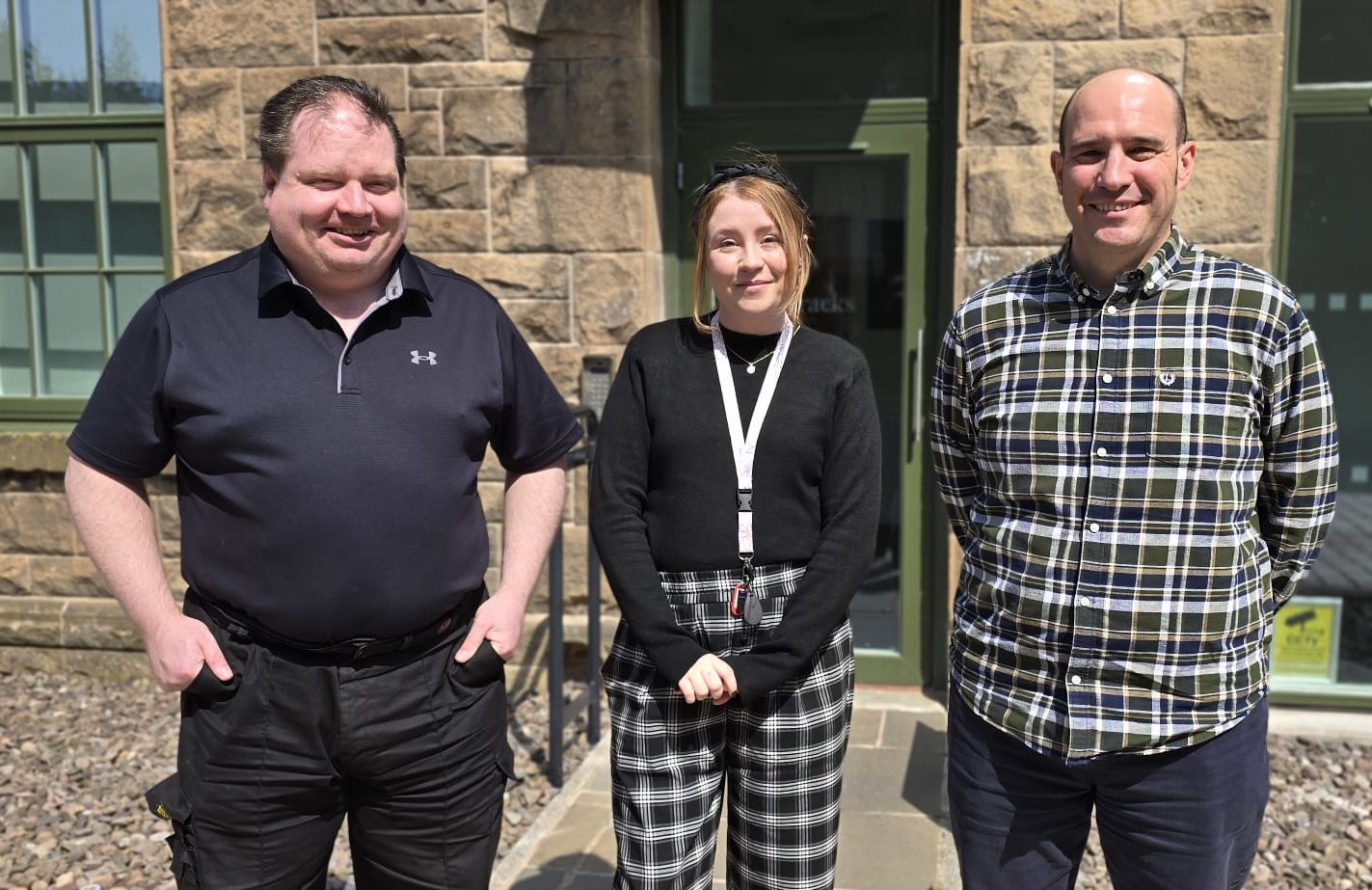 F E L's new Energy team, from left, Gordon, Gennifer, and Joe.